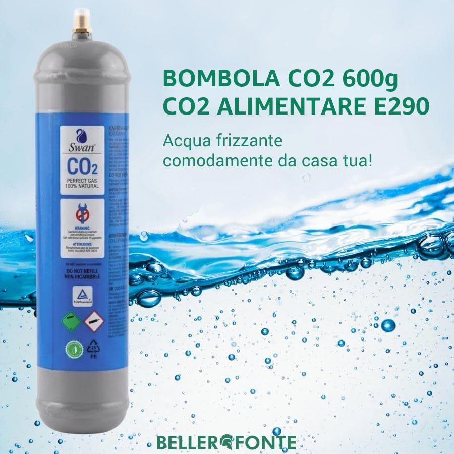 Bellerofonte Bombola CO2 600g E290 M11x1 Set 8 Pezzi