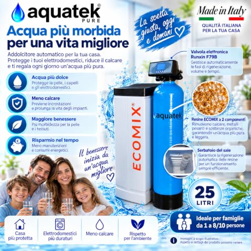 Aquatek MIX LCD 4-C addolcitore acqua di pozzo Ecomix