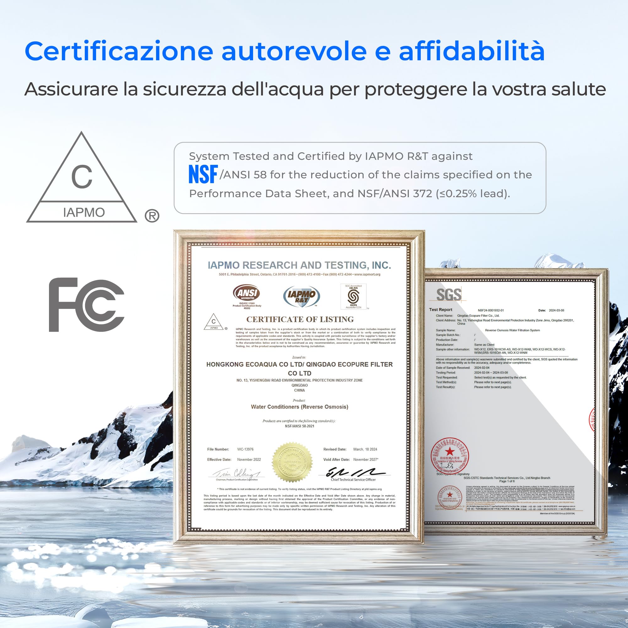 Waterdrop X12 Sistema Osmosi Inversa Alcalino pH+ 1200 GPD