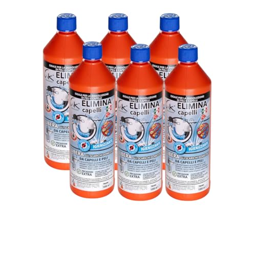 WK Elimina Capelli Dissoturante Scarichi 1 L Alcalino