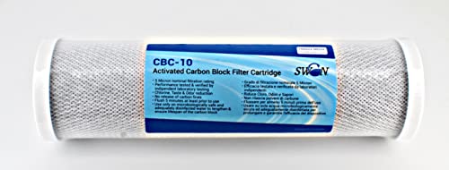 Bellerofonte CTO 10" cartuccia carbon block 5 micron