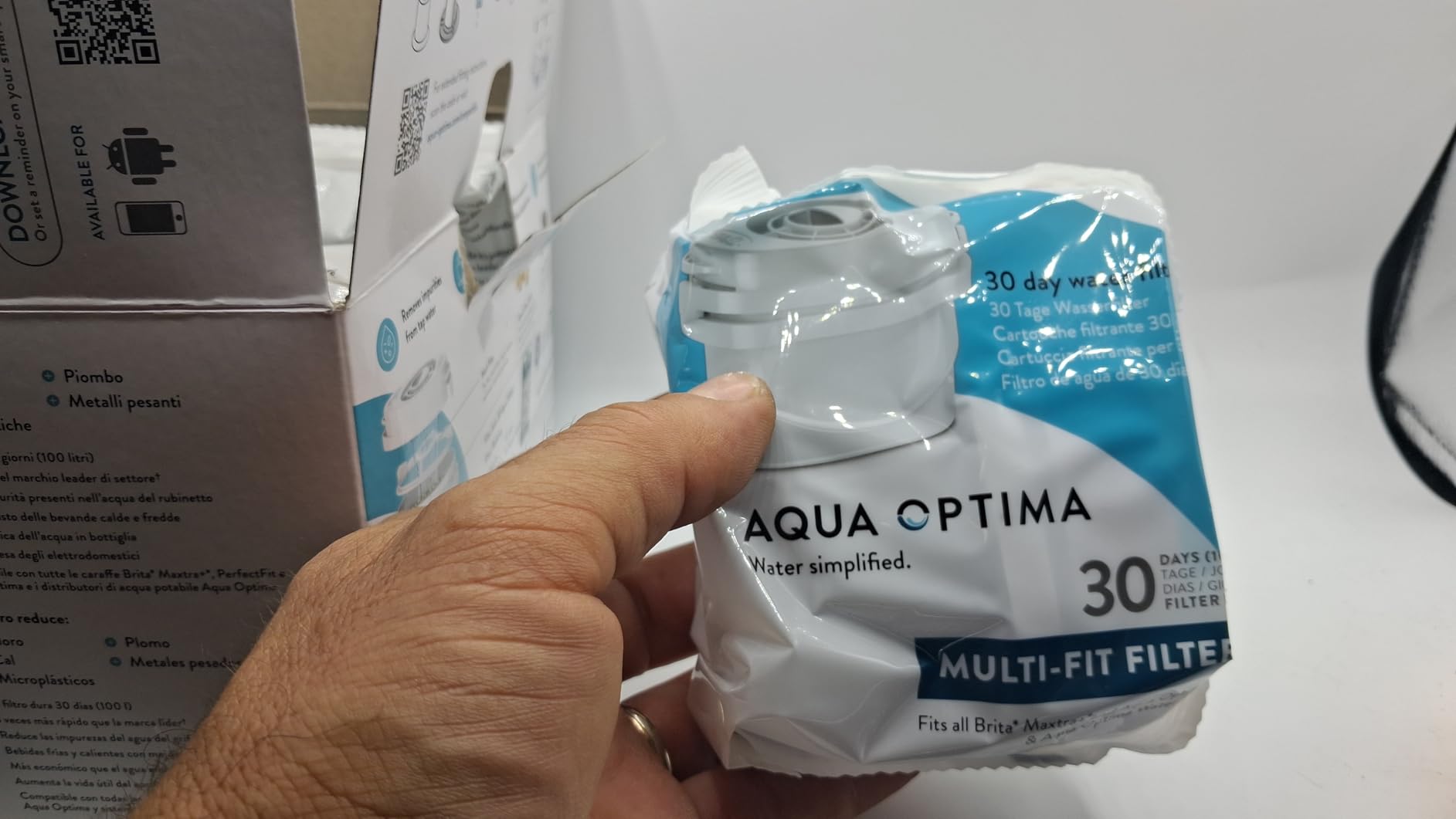 Aqua Optima Evolve+ Filtro Acqua Caraffa 6 Pezzi Anticalcare