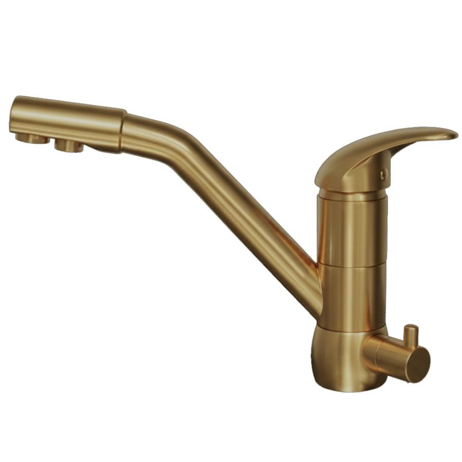 Bellerofonte Rubinetto Cucina 3 Vie Ottone Miscelatore