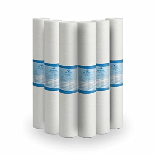 Bellerofonte Filtro 20" cartuccia sedimenti 5 micron 6 pezzi