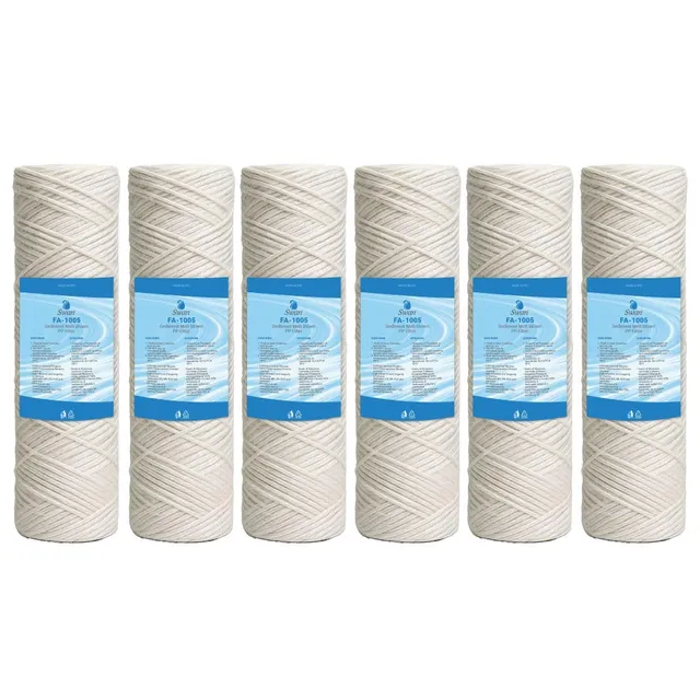 Bellerofonte Cartuccia Filo Avvolto 10" 5 Micron Confezione 6 Pezzi