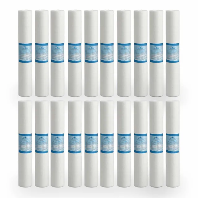 Bellerofonte Filtro Sedimenti 20 Pollici 10 Micron Cartuccia 20 Pezzi