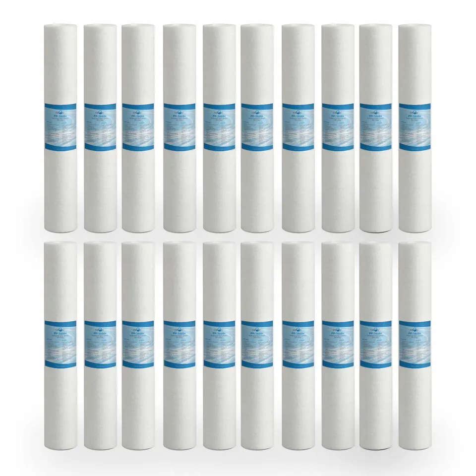 Bellerofonte Filtro Sedimenti 20 Pollici 10 Micron Cartuccia 20 Pezzi