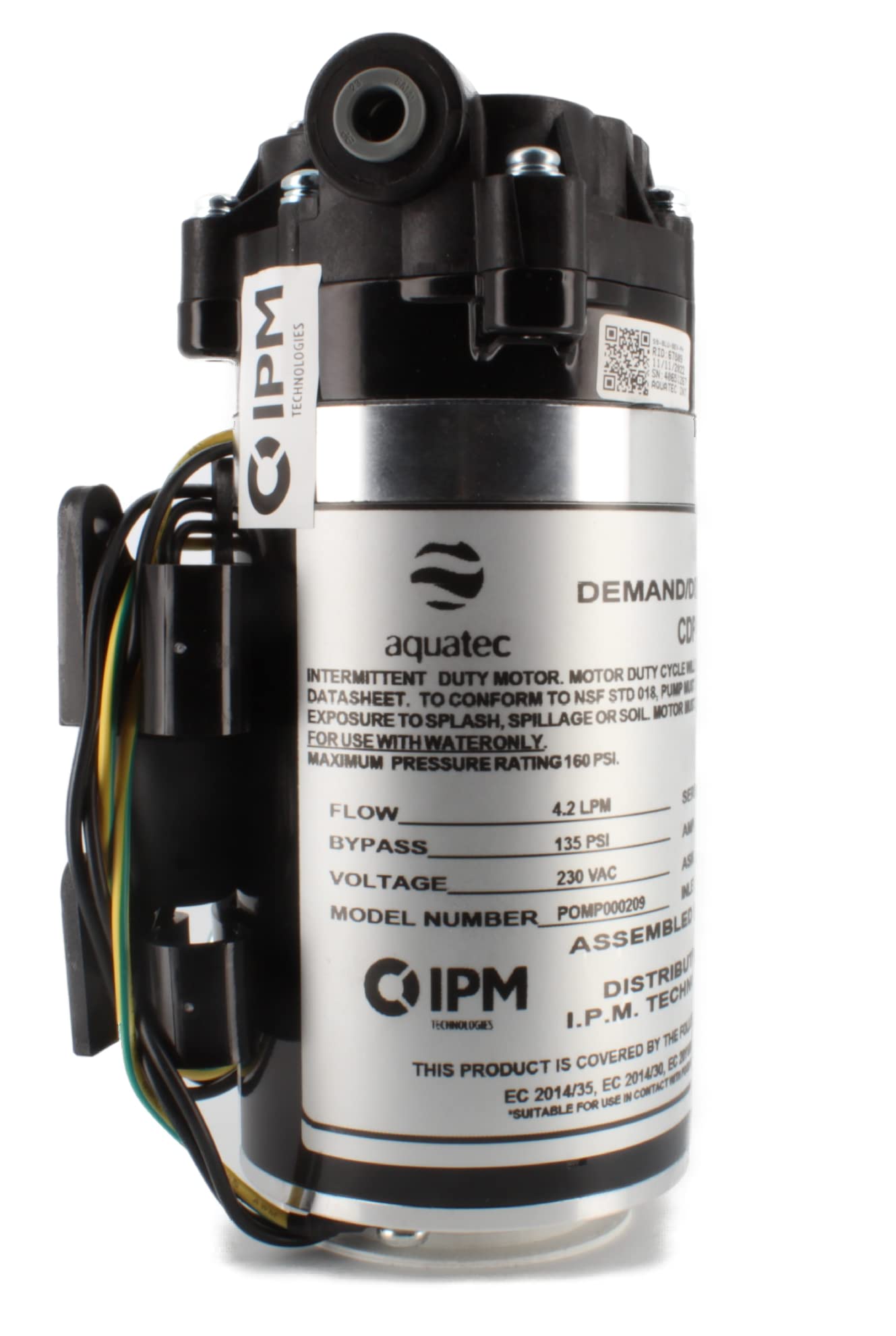 Aquatec CDP5900 Pompa a Membrana 8 mm per Osmosi 5/16"