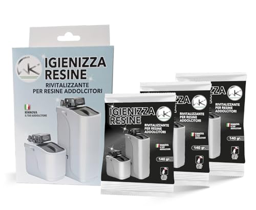 WK Igienizza Resine decalcificante addolcitore 3x140g citrico