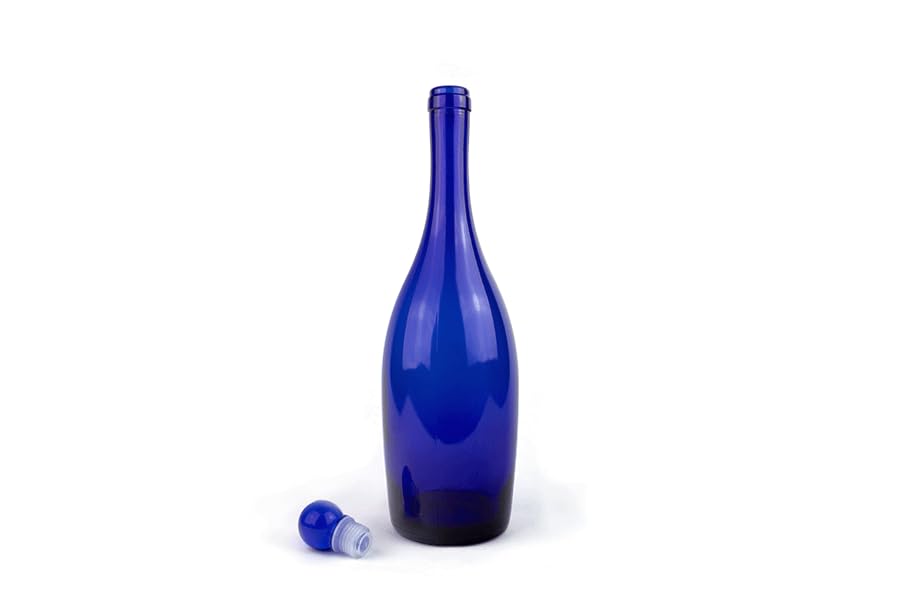 Bellerofonte Elegance Bottiglia Vetro Blu 750 ml 6 Pezzi Pressione