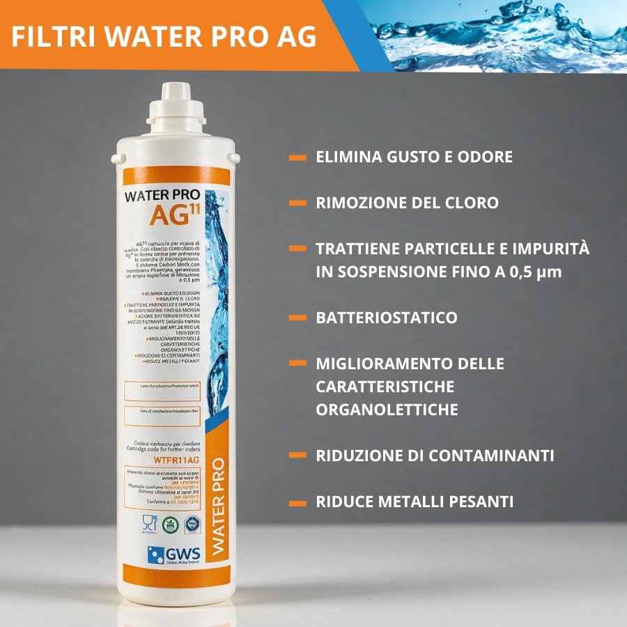 Bellerofonte Water Pro AG11-SW filtro acqua 0,5 micron