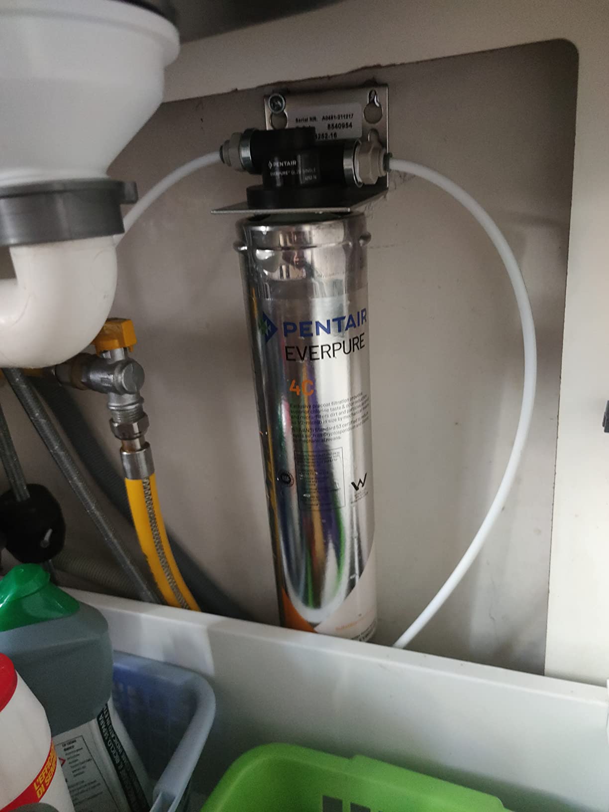 Bellerofonte 4C kit depuratore sottolavello con rubinetto 1 via