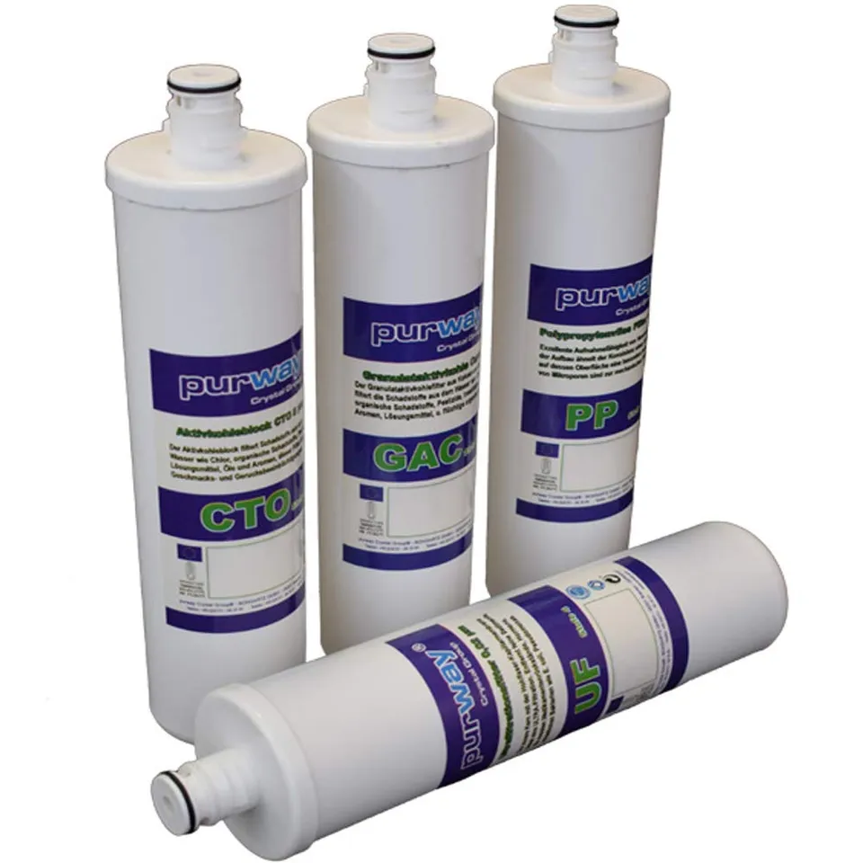 Purway Quick 7 set 4 cartucce osmosi PP-GAC-CTO-UF