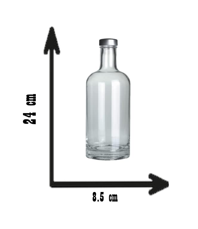 Bellerofonte Vand 75cl bottiglia vetro 6 pz trasparente