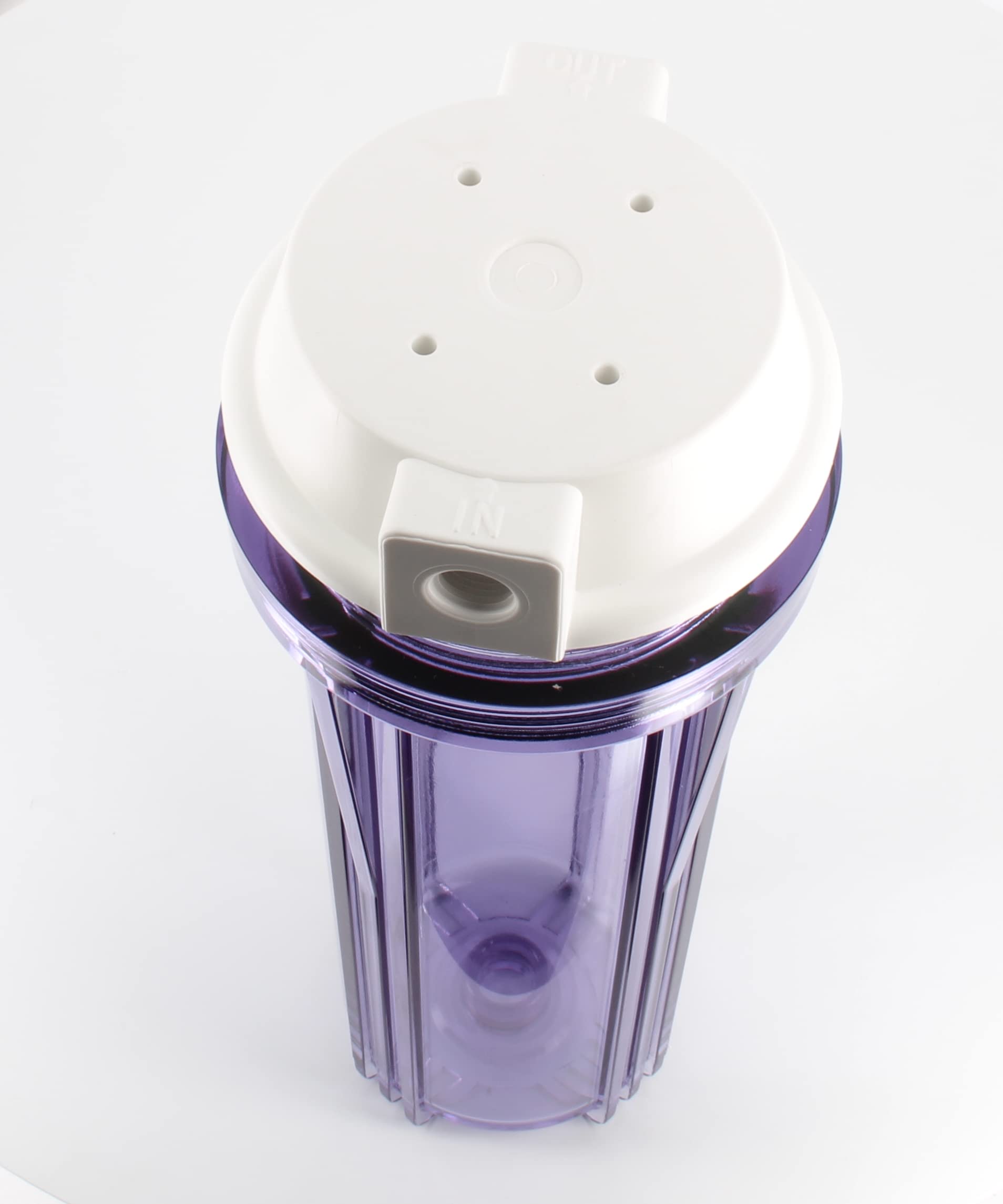 Bellerofonte Tazza 10" portafiltro acqua 1/4" trasparente