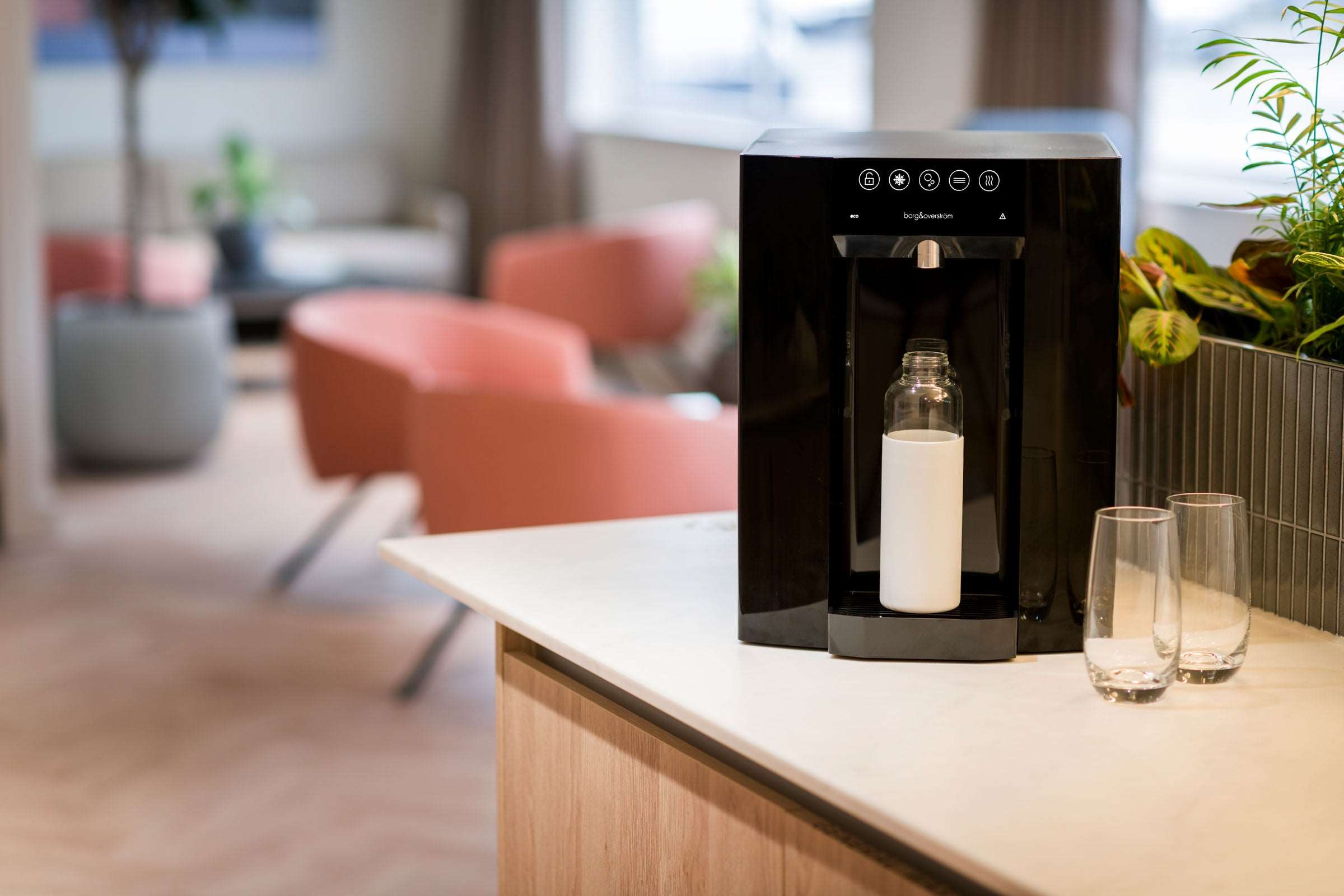 Borg & Overström E6 Soprabanco Erogatore Rete Fredda Gasata Silver