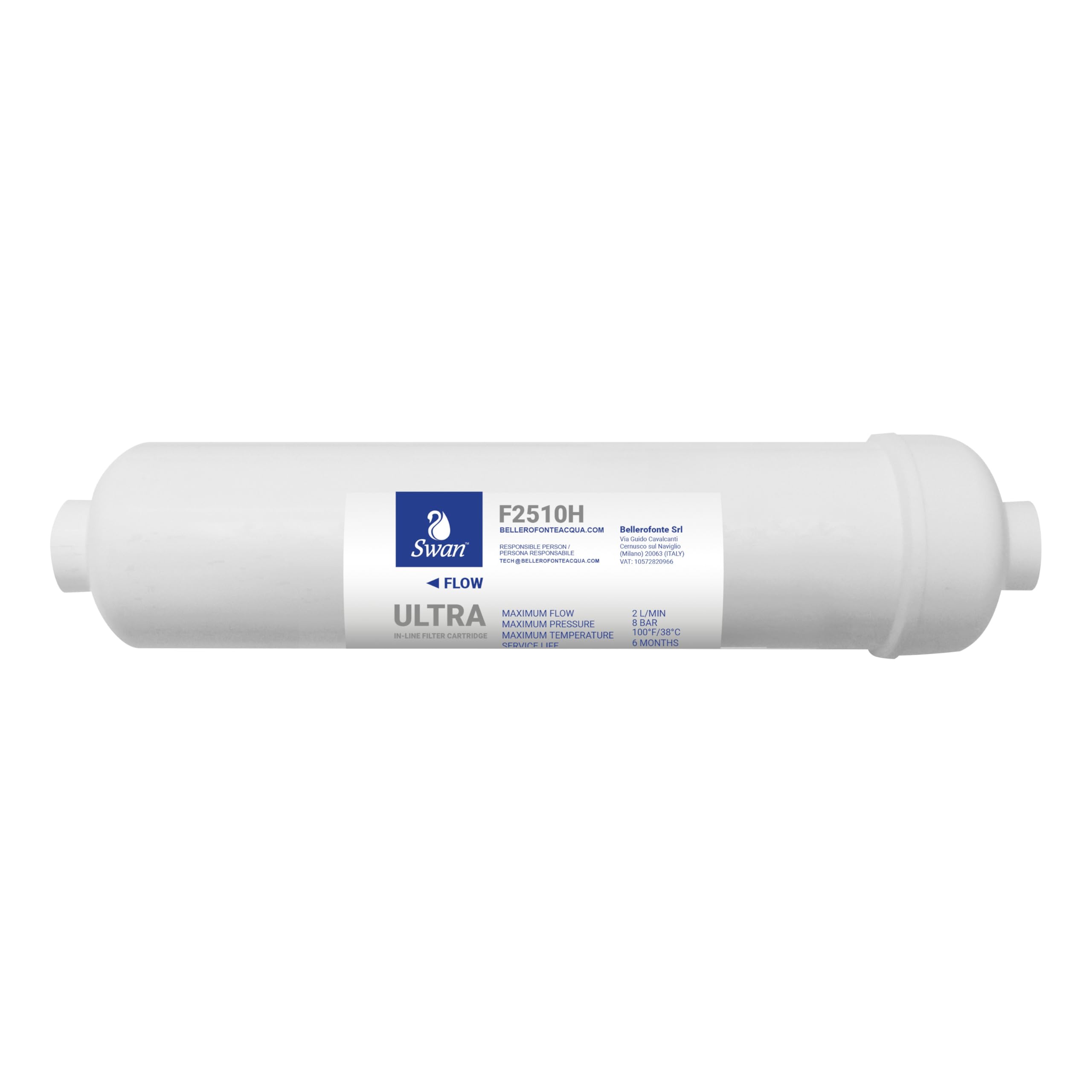 Bellerofonte AICROSW Filtro Linea 10" Carbone Vegetale GAC