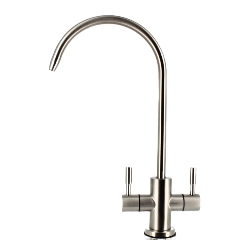 Bellerofonte 2 Vie Rubinetto Cucina Acciaio Inox Osmosi