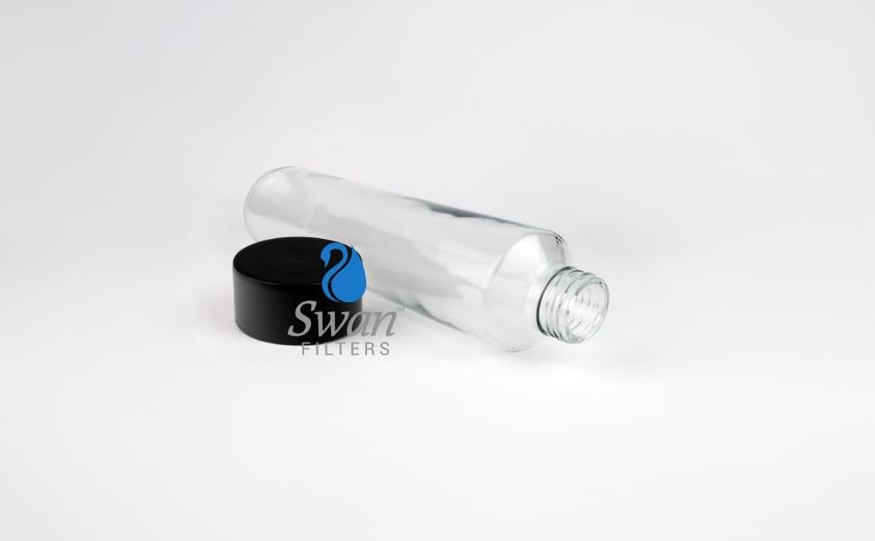Swan Kefass Bottiglia vetro tubo 500 ml 3 pezzi vite