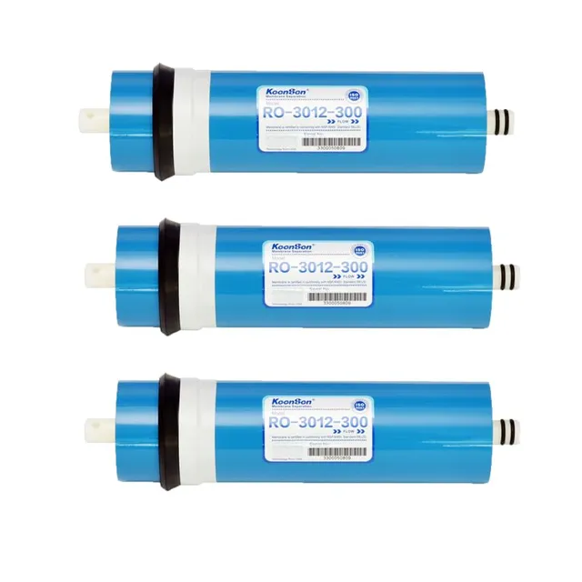 Bellerofonte Residenziale RO-3012-300 GPD Membrana Osmosi 3 Pezzi 90%