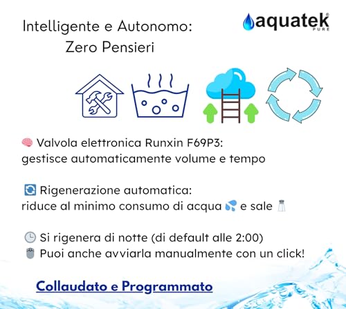 Aquatek Pure Wave addolcitore 30 litri valvola F69