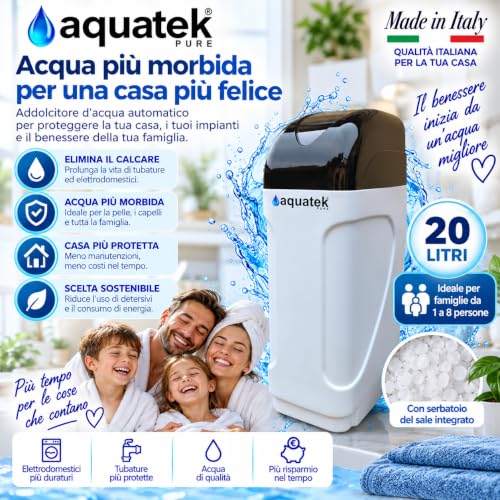 Aquatek Pure Luxury 20 F69 addolcitore automatico resina