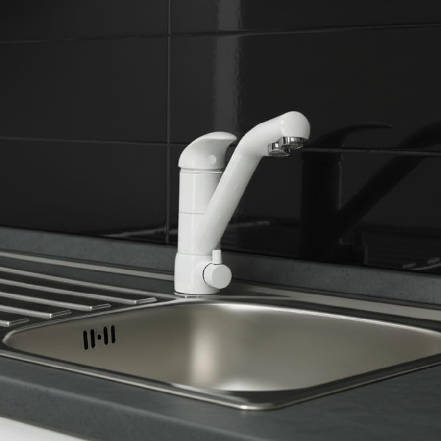 Bellerofonte IFM Rubinetto Miscelatore 3 Vie Bianco