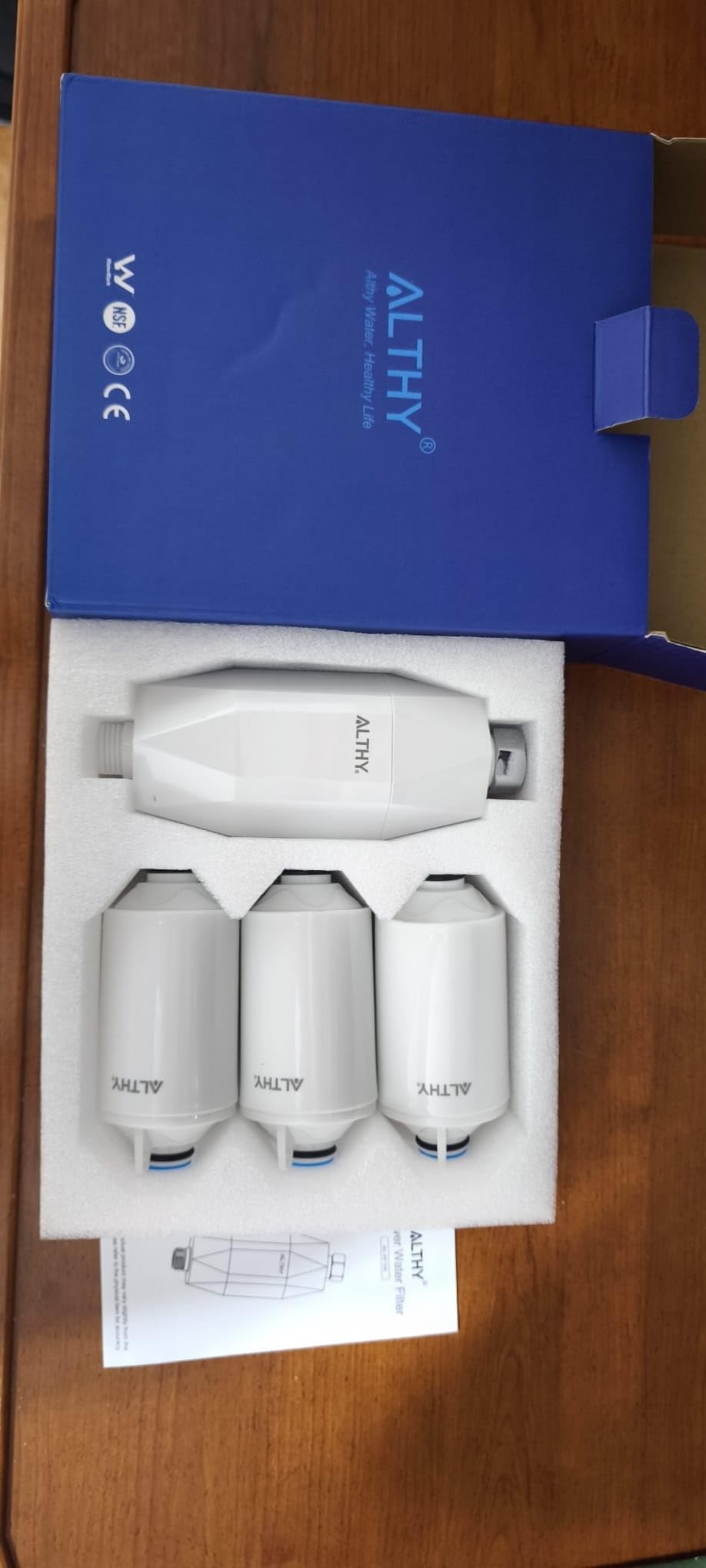 ALTHY SF100 filtro doccia vitamina C ricambi 16 mesi