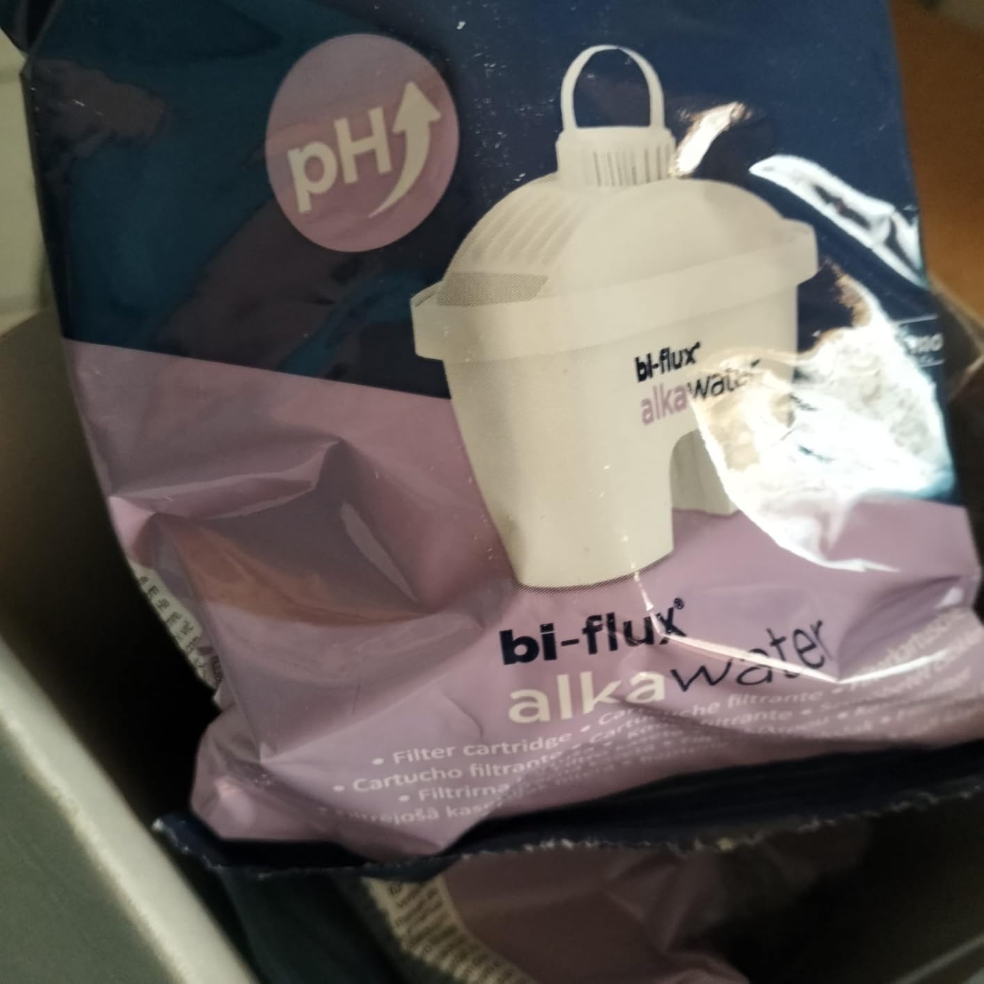 Laica Bi-Flux Alkawater Filtri Caraffa Alcalina 4 Pezzi