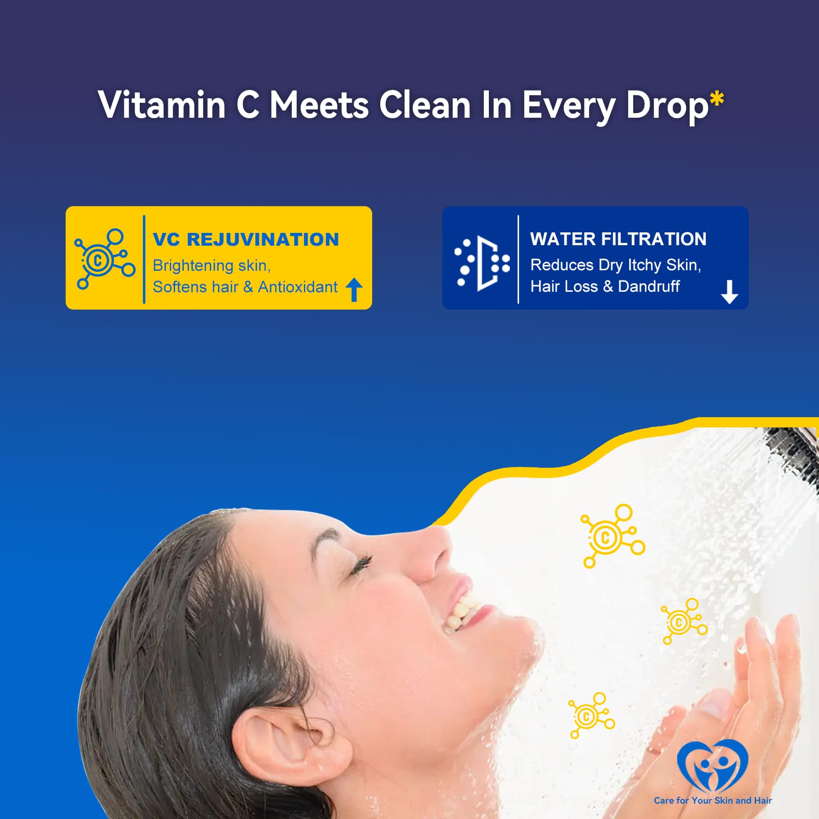 ALTHY SF100 filtro doccia vitamina C ricambi 16 mesi