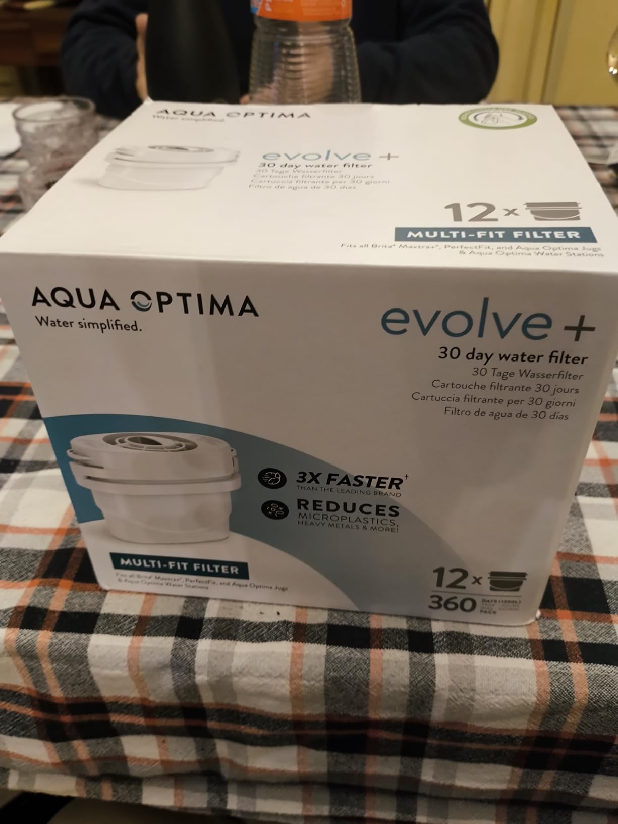 Aqua Optima Evolve+ Filtro Acqua Caraffa 6 Pezzi Anticalcare