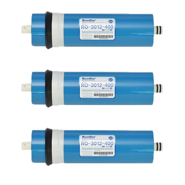 Bellerofonte Residenziale RO-3012-400 GPD Membrana Osmosi 3 Pezzi 90%