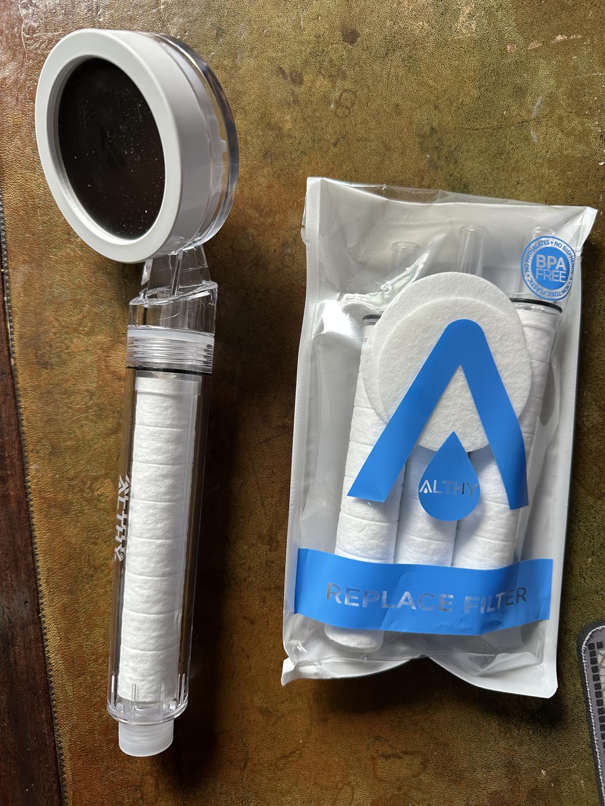 Althy SFH70 Soffione Doccia Filtrante Alta Pressione