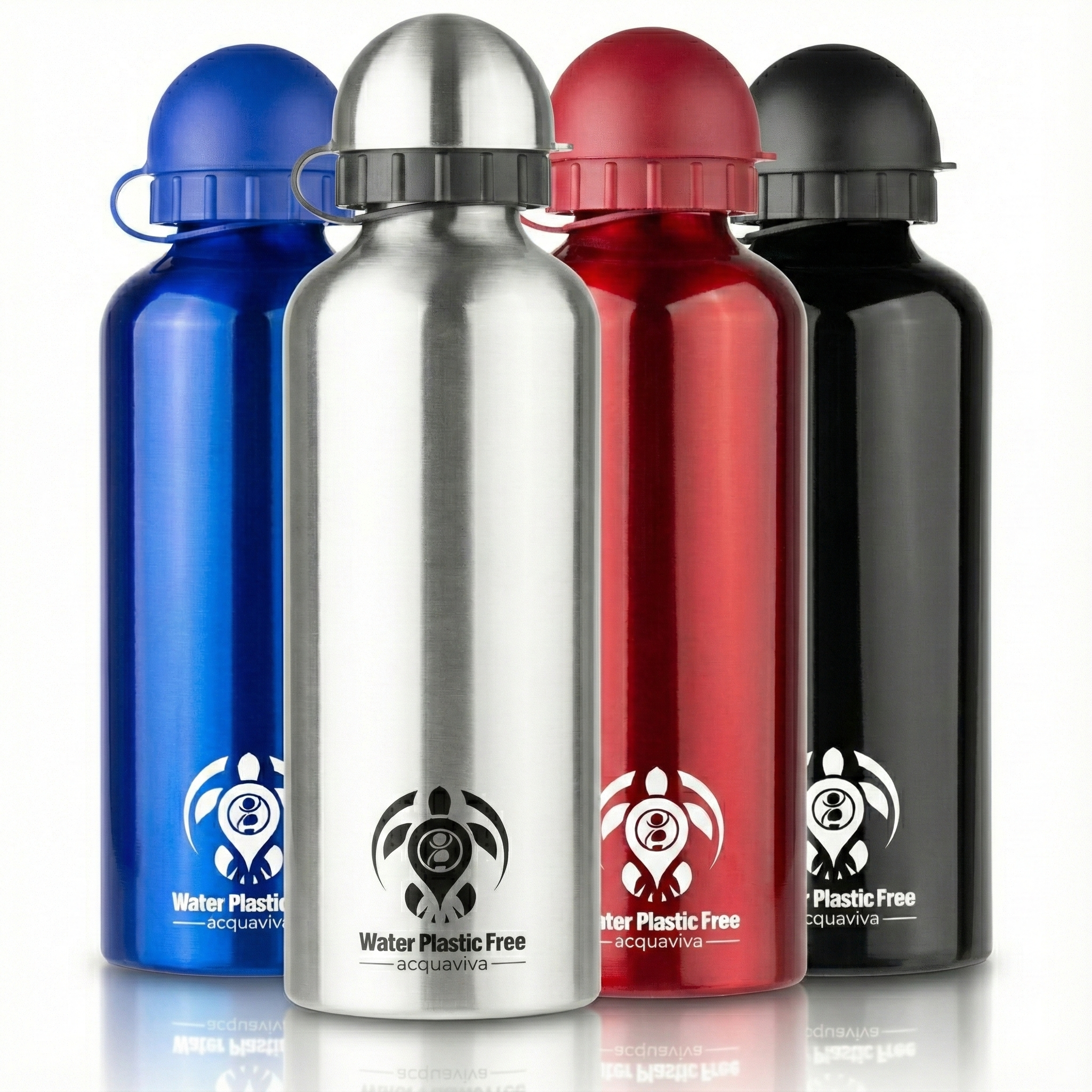 Acqua-Club Borraccia Alluminio 600ml blu sport