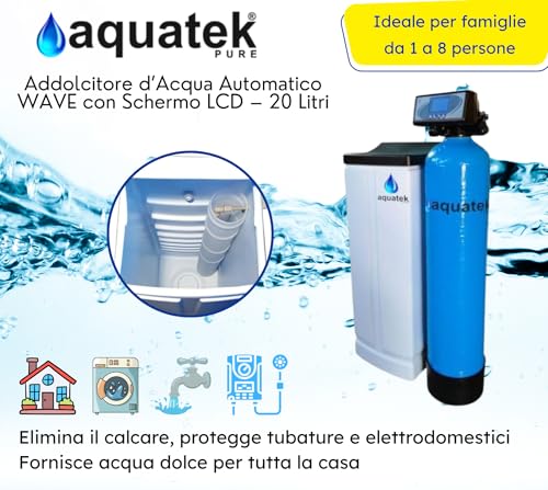 Aquatek Wave LCD 20 addolcitore automatico 20 litri