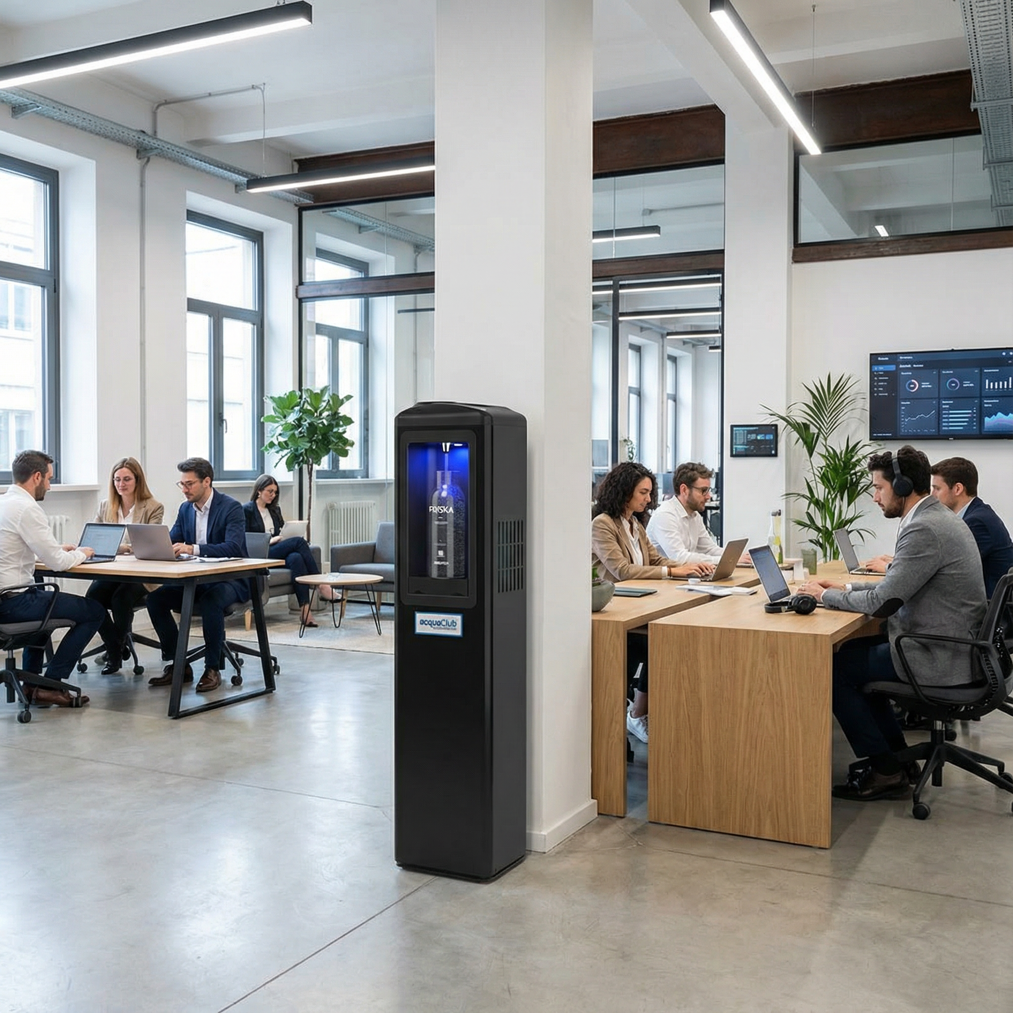 Zerica Futura Erogatore Acqua a Pavimento 30 l/h gasata