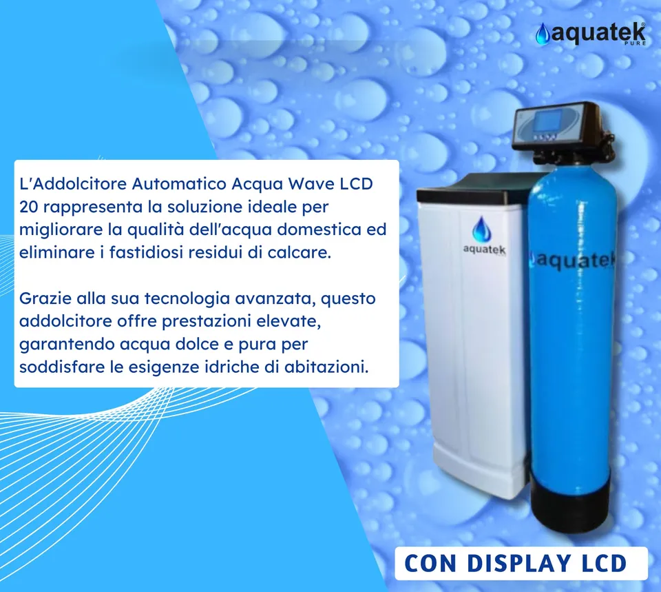 Aquatek Wave B-LCD 35 addolcitore automatico 35 litri