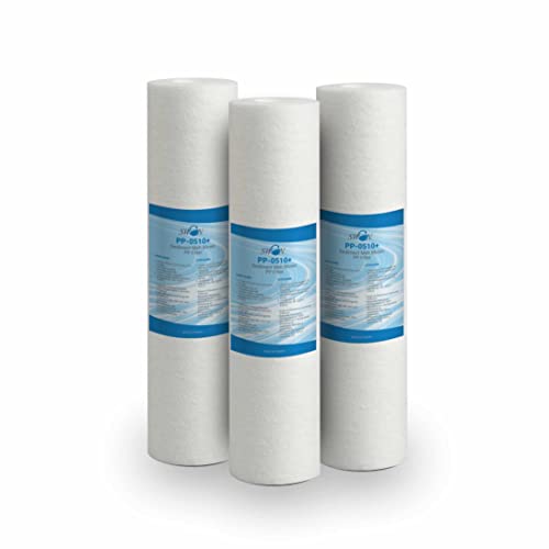 Bellerofonte Filtro Sedimenti 10 Pollici 5 Micron Cartuccia 3 pz