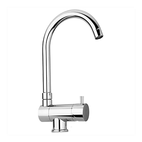 Bellerofonte miscelatore 3 vie canna abbattibile sottofinestra