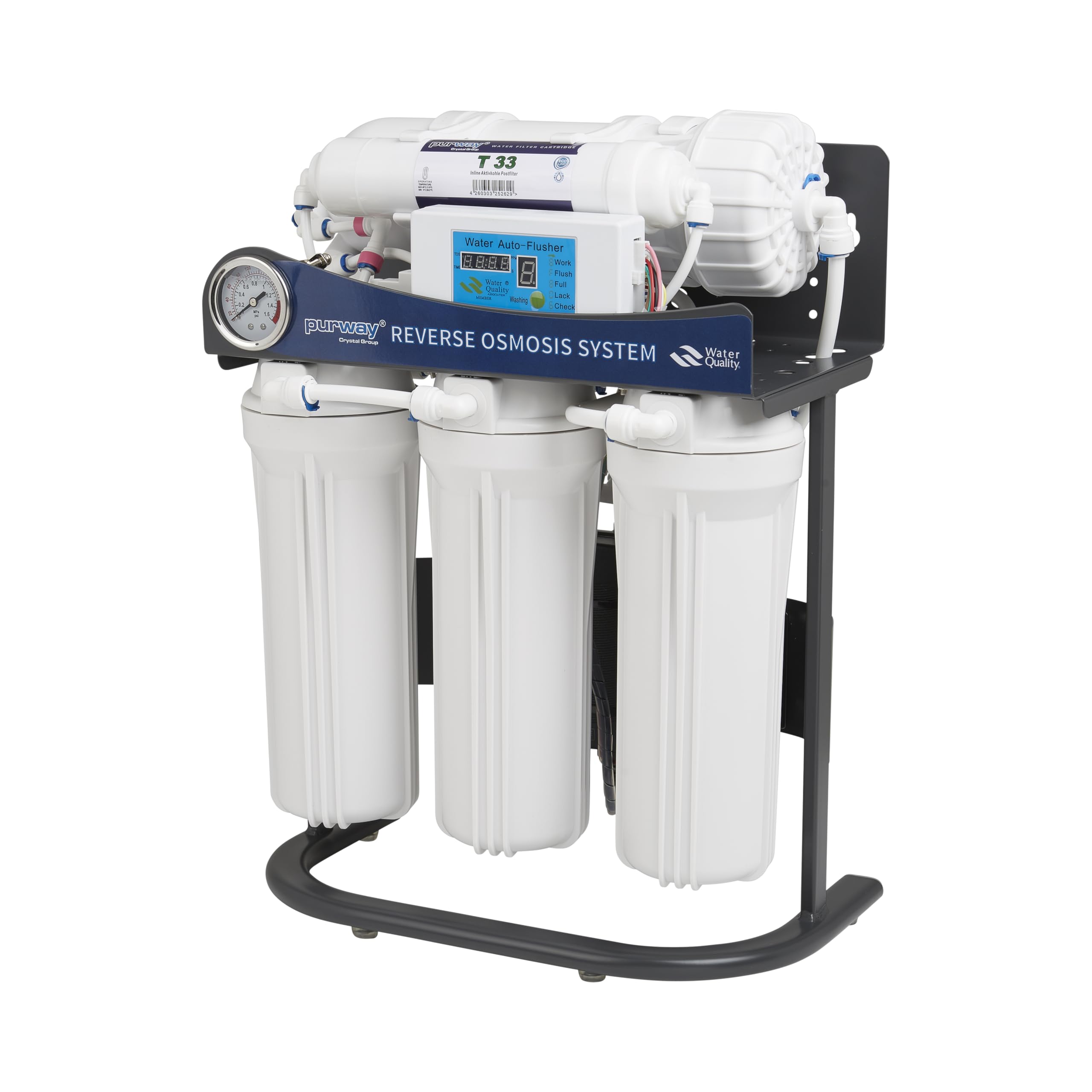 Purway Crystal Booster 600 GPD Impianto Osmosi Inversa + Filtri