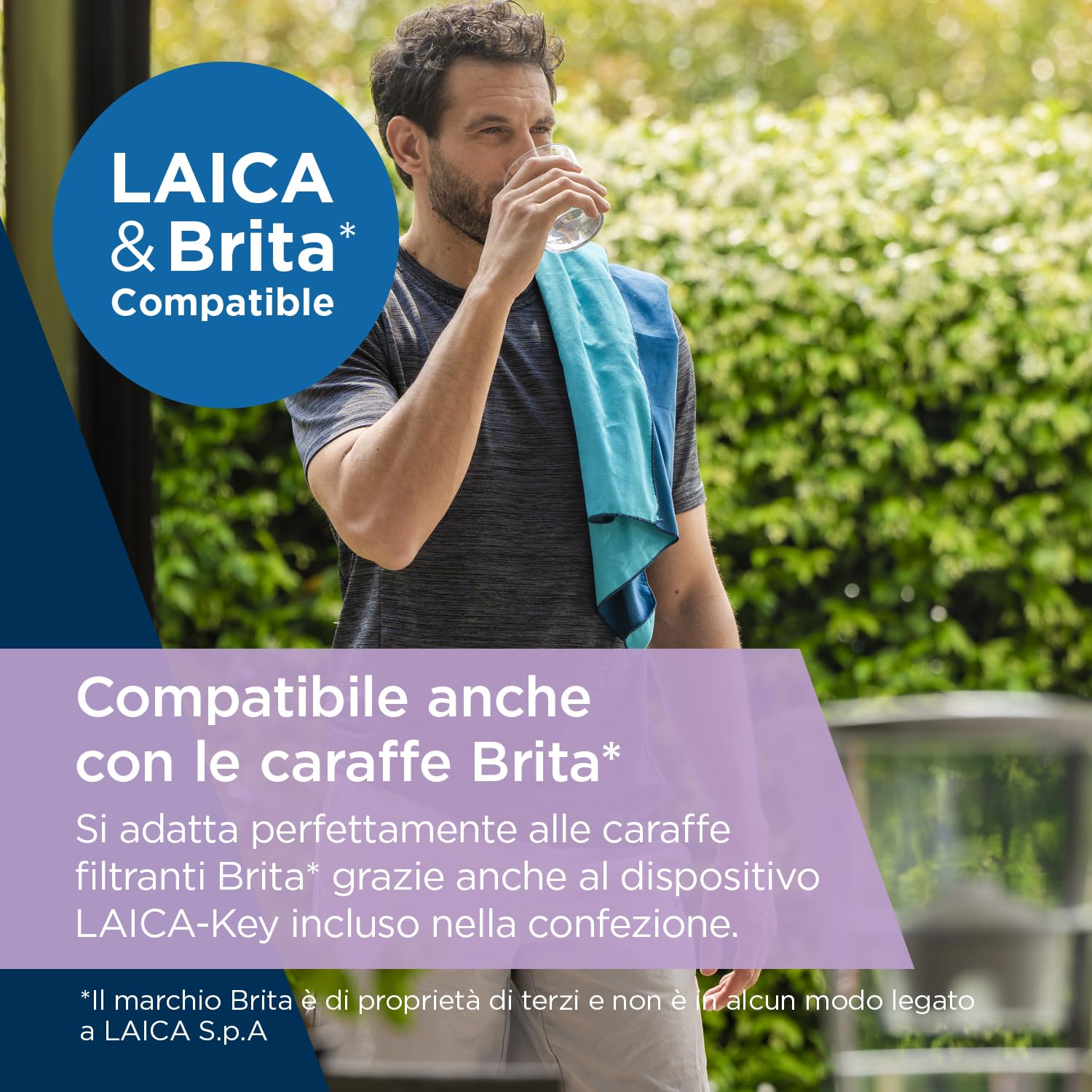 Laica Bi-Flux Alkawater Filtri Caraffa Alcalina 4 Pezzi