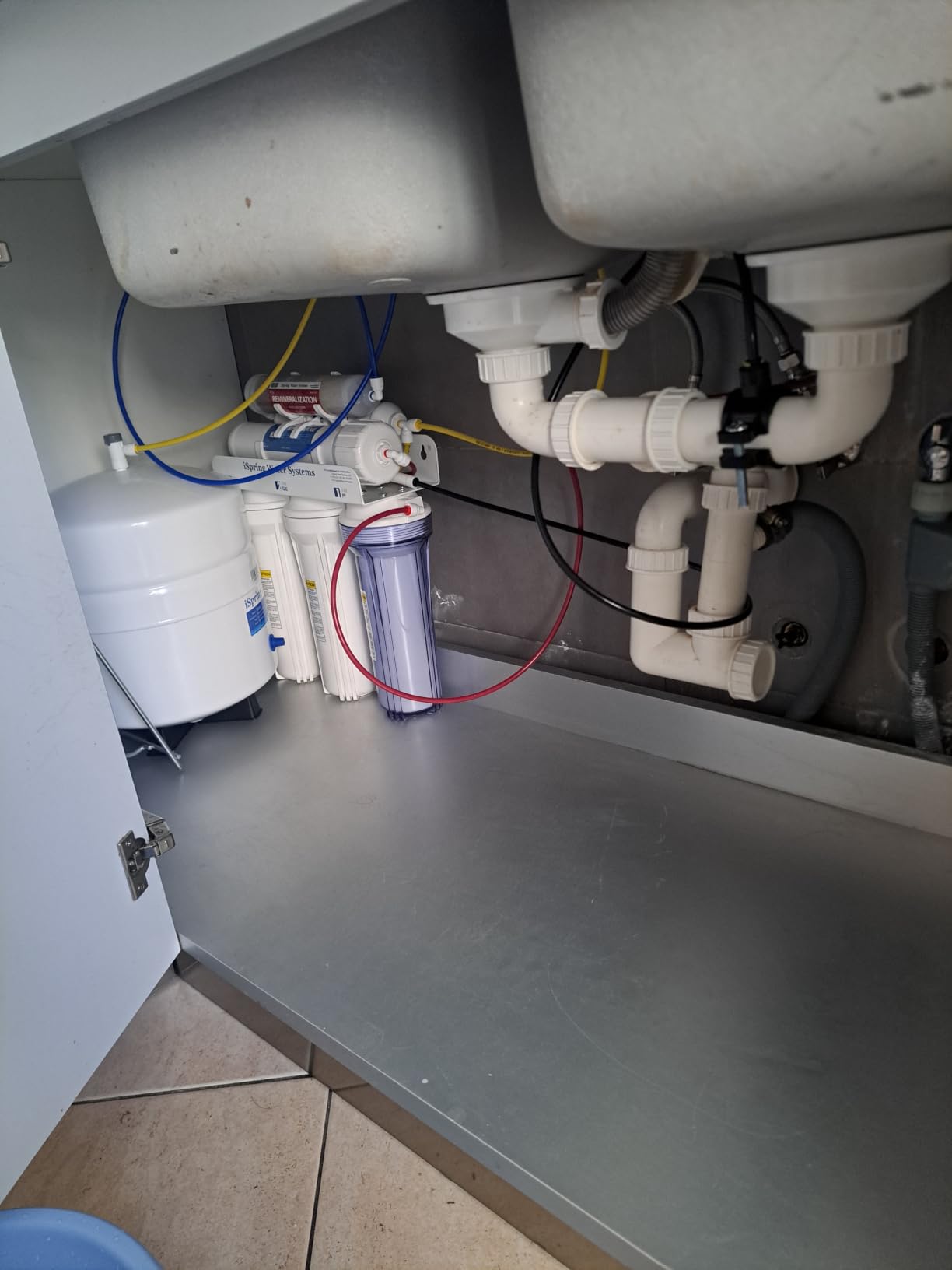 iSpring RCC7AK Depuratore Osmosi 75 GPD 6 Stadi Nichel