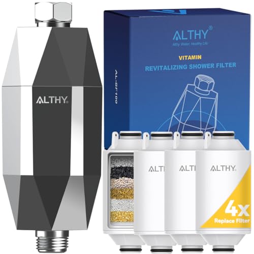ALTHY SF100 filtro doccia vitamina C kit 4 cartucce anticalcare