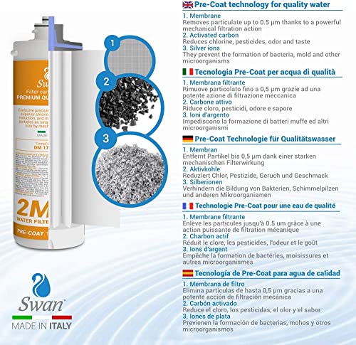 Bellerofonte Swan 2MF AG filtro baionetta antibatterico