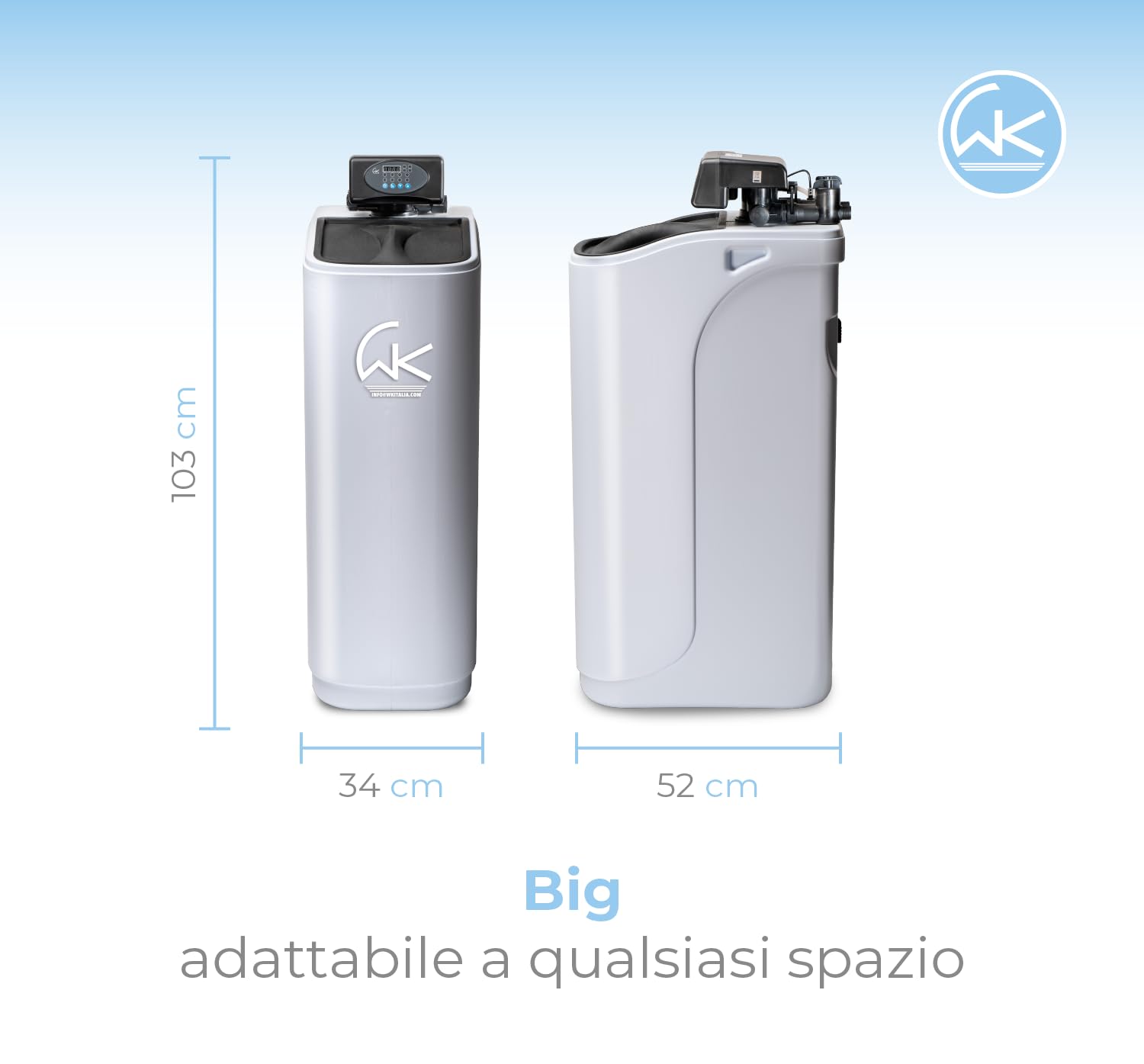 WK New Octopus Big addolcitore acqua 5000 litri 8 persone