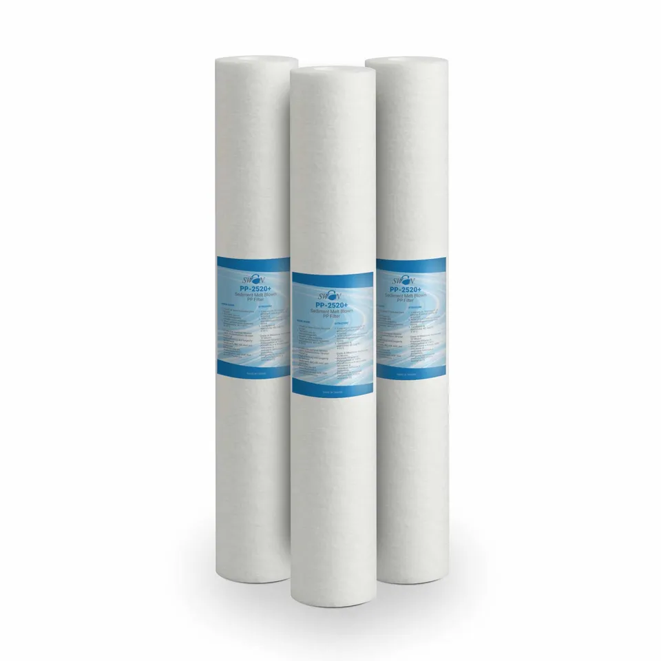 Bellerofonte Filtro Sedimenti 20" 25 Micron PP 3 Pezzi Prefiltro