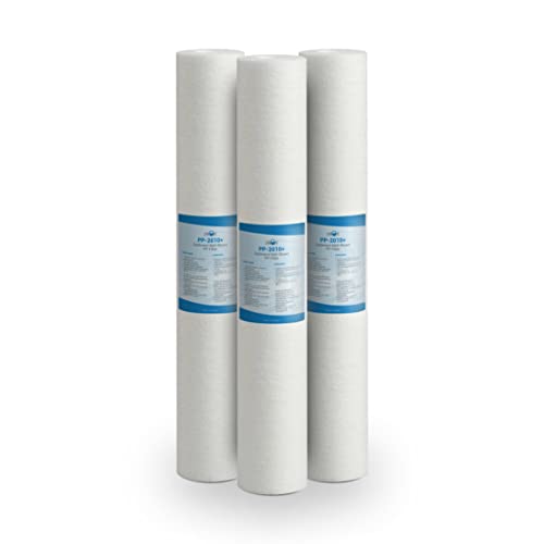 Bellerofonte Filtro Sedimenti 20 Pollici Cartuccia 10 Micron 3 Pezzi
