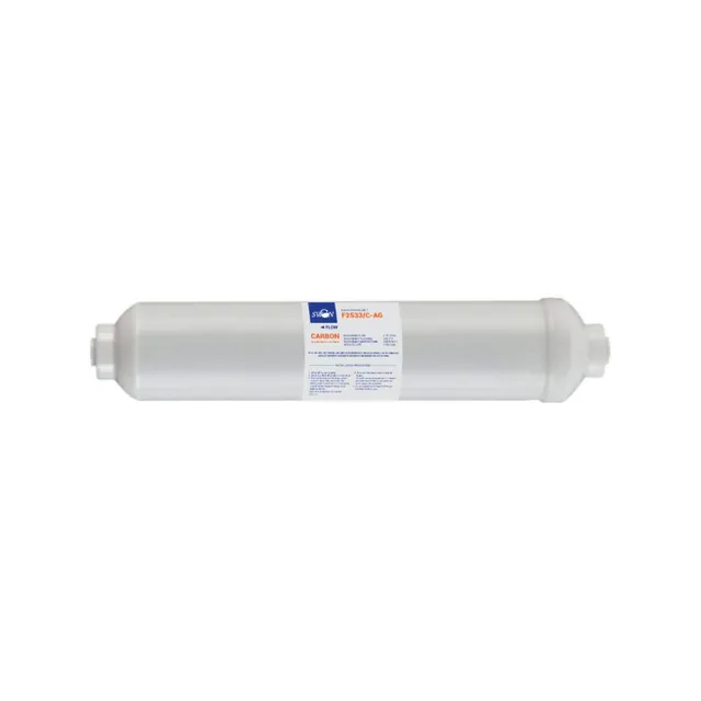 Bellerofonte Filtro in Linea Carbone Argentizzato 10" 1 Pezzo