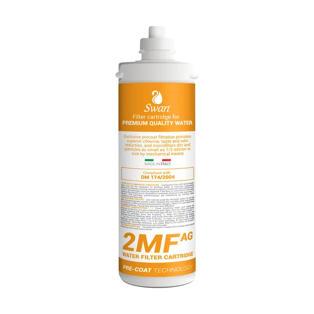 Bellerofonte Swan 2MF AG cartuccia filtro 0,5 micron argento