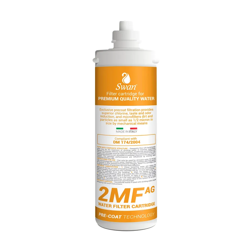 Bellerofonte Swan 2MF AG cartuccia filtro 0,5 micron argento